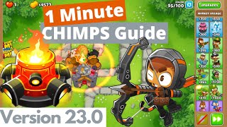 Monkey Meadow CHIMPS Guide  BTD6 [upl. by Kirrad]