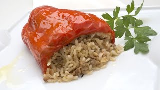 Receta de pimientos rellenos  Karlos Arguiñano [upl. by Inman]