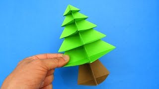 Como hacer un Árbol de navidad de papel Origami fácil DIY [upl. by Wengert]