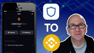 How to Send BNB CRYPTO From Trust Wallet to Binance US or Binance On Phone [upl. by Setsero]