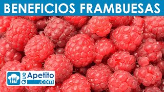 8 Propiedades y Beneficios de las Frambuesas  QueApetito [upl. by Nobe]