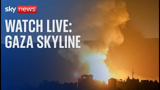 Watch live The Gaza Skyline [upl. by Eralc]