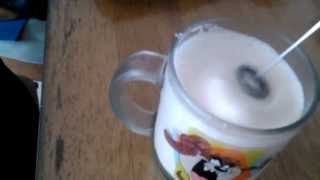 Aerolatte Review Frothing Cold Milk In Under 1 Minute [upl. by Ennair58]