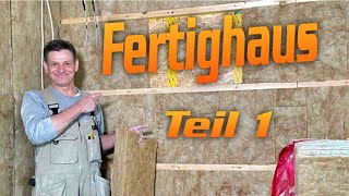 DIY Fertighaus du machst den Trockenbau Teil 1 [upl. by Ayetal]