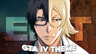 Aizen x Urahara  GTA IV Theme Edit [upl. by Onairot]